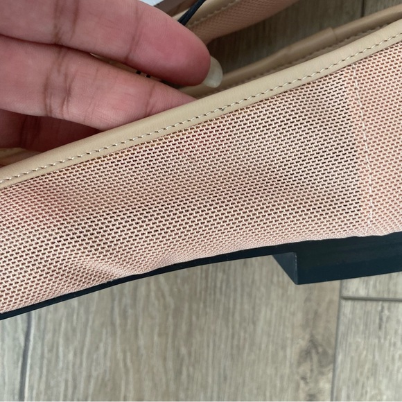 Zara Cap Toe Mesh Ballet Pointed Flats - Picture 7 of 8